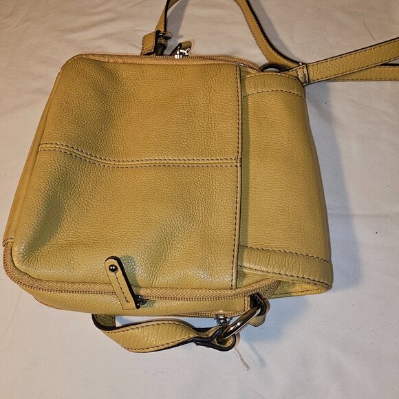 Tignanello - golden yelllow leather bag - Picture 4 of 7